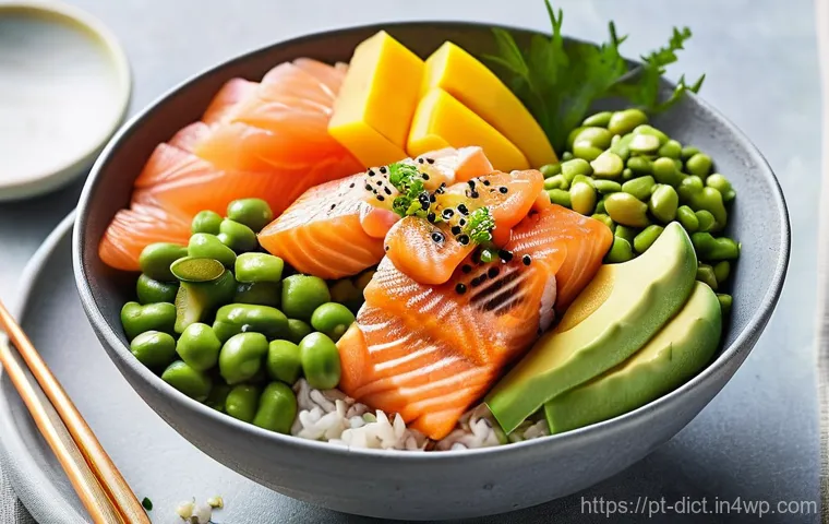 우울증 예방을 위한 건강한 패스트푸드 선택 - **Prompt:** An exquisitely arranged **gourmet salad bowl**, brimming with a harmonious blend of text...
